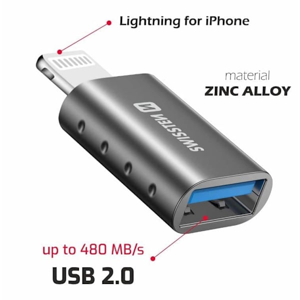 Swissten OTG Adapter Lightning to USB Connection