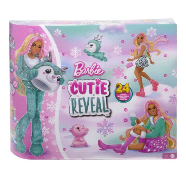 Barbie HJX76 Cutie Reveal Advent Calendar
