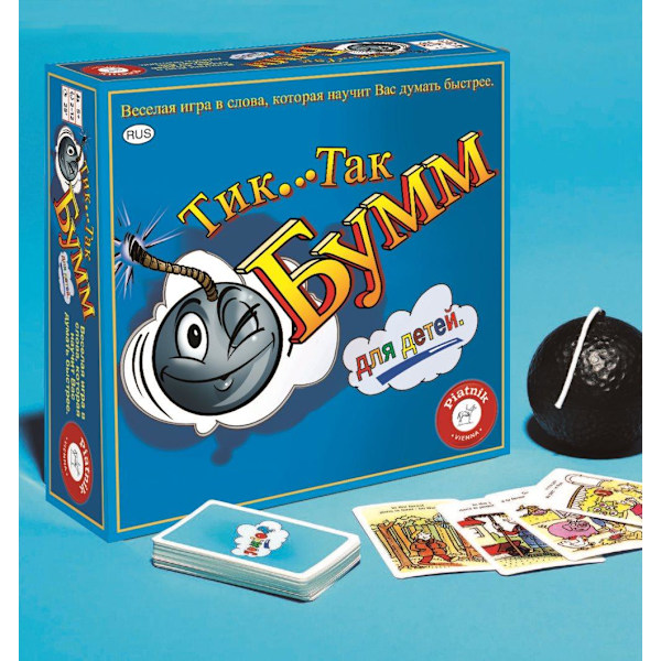 PIATNIK Board game Tik Tak Bomb Junior (In Russian lang.)