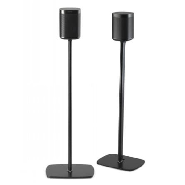 Flexson Floor Stand for Sonos One, One SL and Play1, Pair, Black