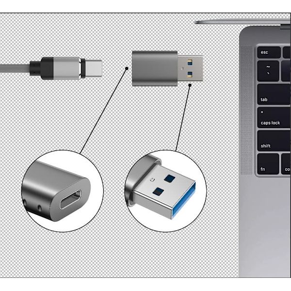 Swissten adapter usb-a(m)/usb-c(f)