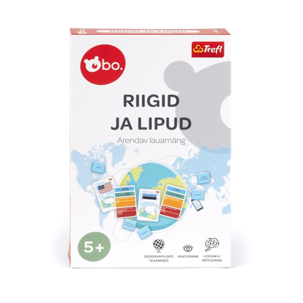 bo. Educational board game "Countries and flags" (In Estonian lang.)