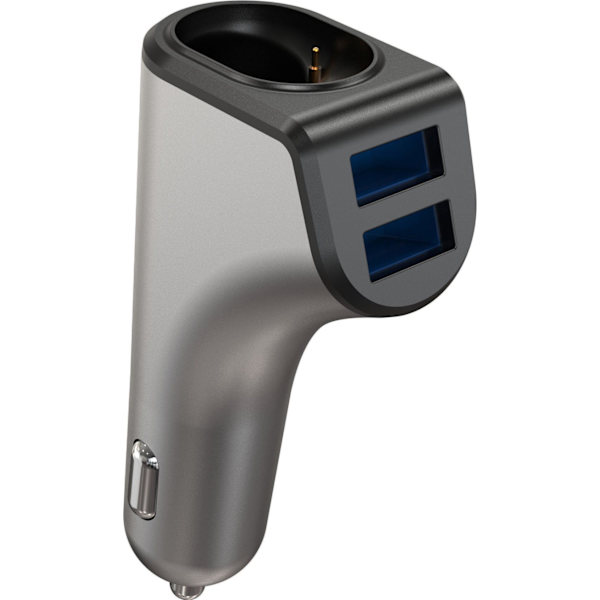Platinet car charger 2xUSB 3,1A + Bluetooth earphone Duos (44639)