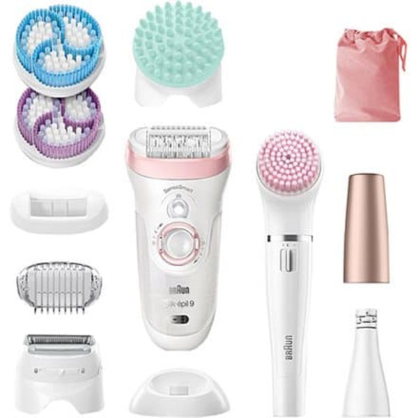 Braun | Epilator | Silk-épil Beauty Set 9 9/985 BS | Operating time (max) 50 min | Bulb lifetime (flashes) Not applicable | Number of power levels 2 |