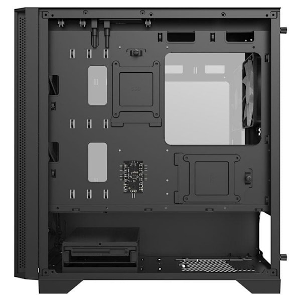 Montech AIR 100 ARGB, Micro-ATX, Tempered Glass - black Svart