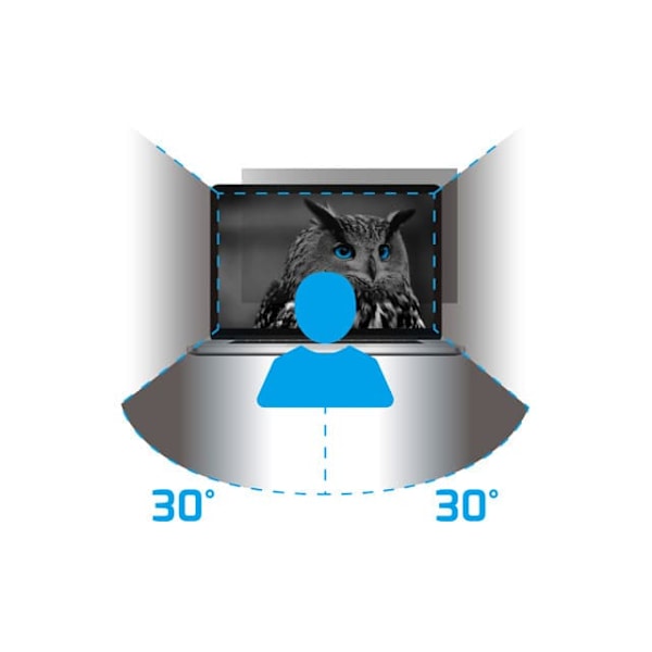 NATEC Owl Frameless display privacy filter 39.6 cm (15.6")