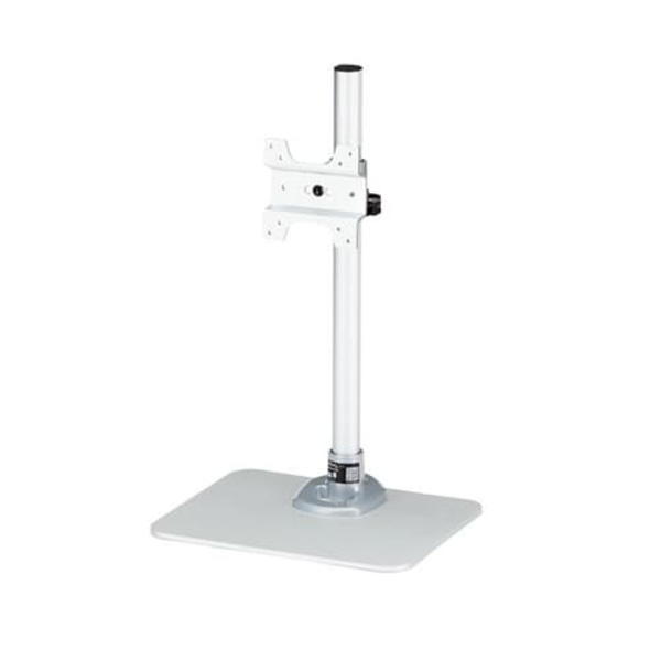 MONITOR STAND W/ CABLE HOOK/SWIVEL MONITOR STAND Silver
