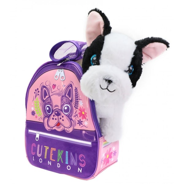 CUTEKINS plush dog with carry case Poochi Poo, 35046
