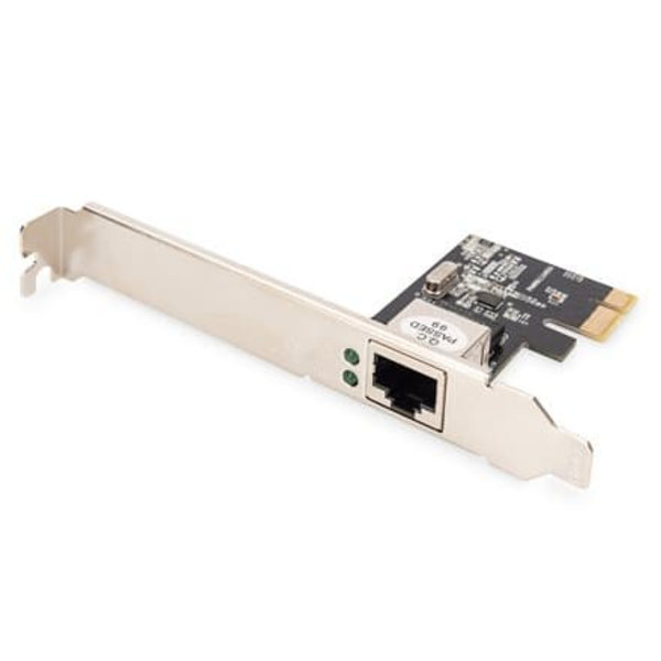 Digitus | Gigabit Ethernet PCI Express Card 32-bit, low profile bracket, Realtek RTL8111H | DN-10130-1 Sort