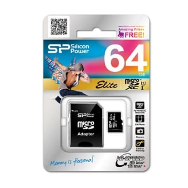Memory card Silicon Power Elite, 64GB