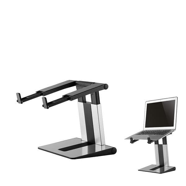 Neomounts NSLS200 Laptop stand 10-17" - height adjustable - foldable - compact - universal Sølv
