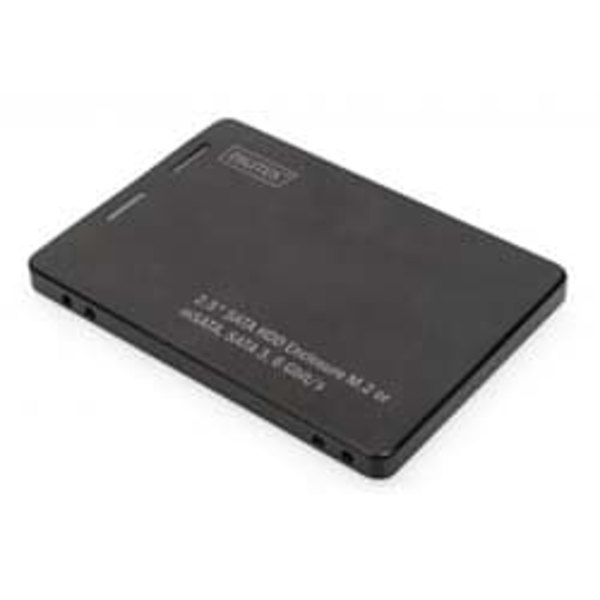 Digitus 2.5" SATA HDD Enclosure M.2 or mSATA | DA-71118 Sort