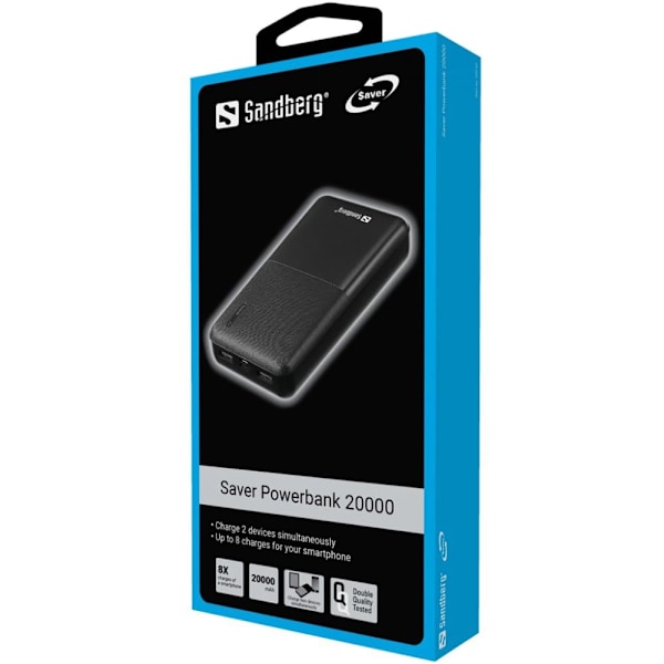Sandberg 320-42 Saver Powerbank 20000 Sort