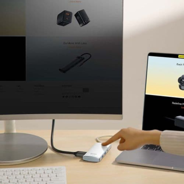 Baseus Hub Type-C / 2x USB 3.0 / PD Type-C / HDMI 1.4 / SD / TF