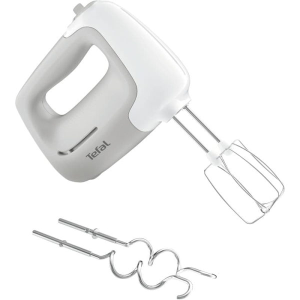 TEFAL | Hand Mixer | HT450B38 | Hand Mixer | 450 W | Number of speeds 5 | Turbo mode | White