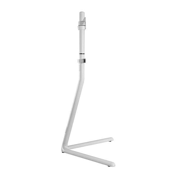 NEDIS podlahový TV stojan/ 49 - 70 "/ 40 kg/ Provedení V-vorm/ Protiskluzový popruh/ Snap-lock/ Hliník/ Ocel/ bílý