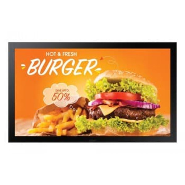 Samsung OH24B | 24"" | 1920x1080 | 1500Nits | 24/7 | IP66 Outdoor display Sort