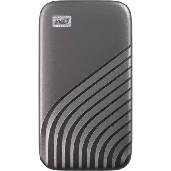 SSD. extern WD MY PASSPORT, 4TB, USB 3.2 Type-C, R/W: 1050/1000 MB/s, gri, "WDBAGF0040BGY-WESN" (timbru verde 0.18 lei)