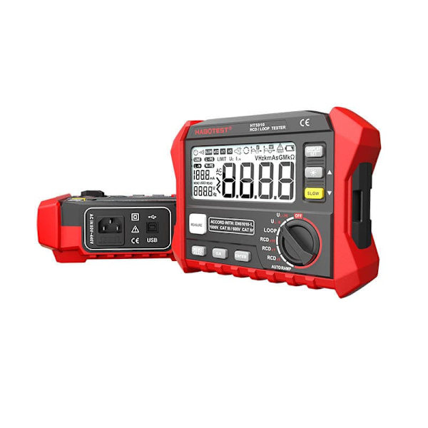 Digital RCD / Loop Resistance Tester Habotest HT5910