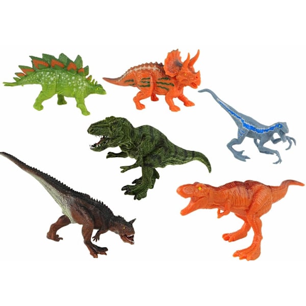 Helicopter Dinosaurs Vehicle Set 8 Colorful Pcs