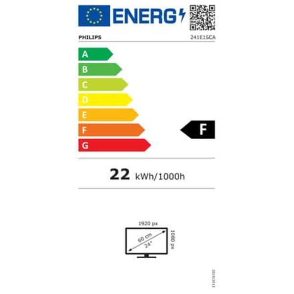 Philips E Line 241E1SCA/00 computer monitor 59.9 cm (23.6") 1920 x 1080 pixels Full HD LCD Black