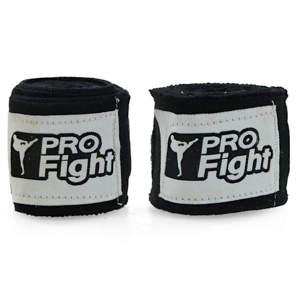 Bandažai Boksui PROFIGHT 4 m, Juodi