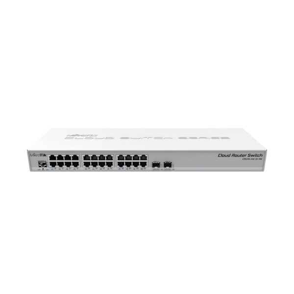 Switch|MIKROTIK|24x10Base-T / 100Base-TX / 1000Base-T|2xSFP+|CRS326-24G-2S+RM Grå
