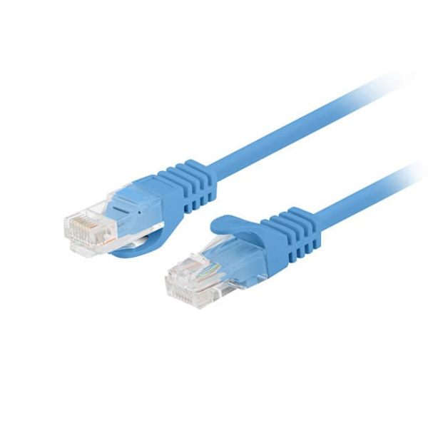 PATCHCORD KAT.6 UTP 3M NIEBIESKI FLUKE PASSED LANBERG 10-PACK