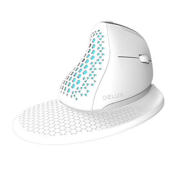 Delux M618XSD Ergonomic RGB Wireless Mouse