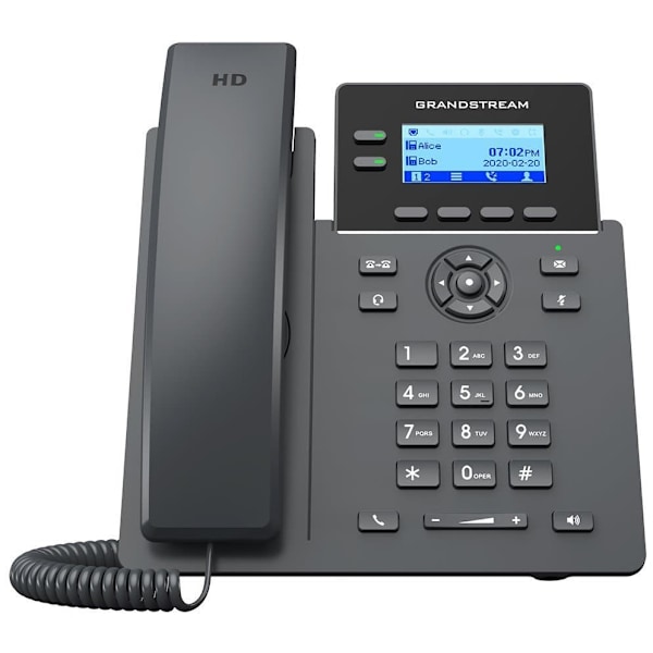 Grandstream Networks GRP2602W IP phone Black LCD Wi-Fi