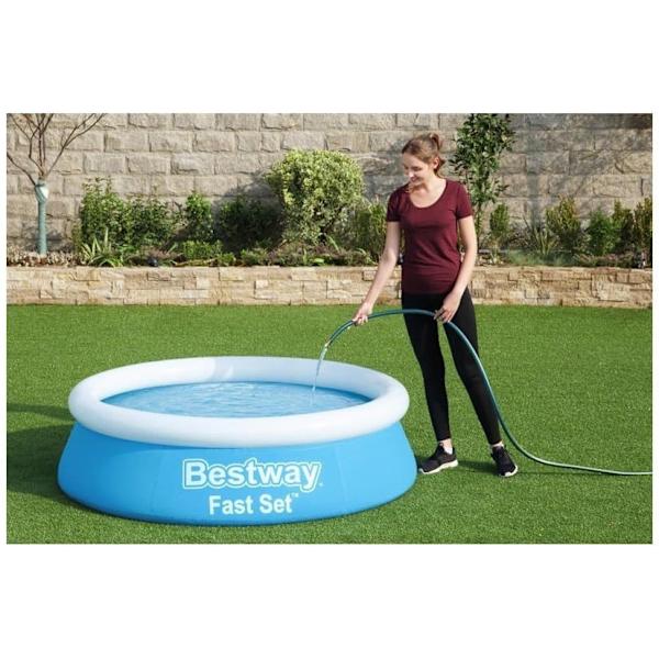 Bestway 57392 above ground pool Inflatable pool Round 940 L Blue