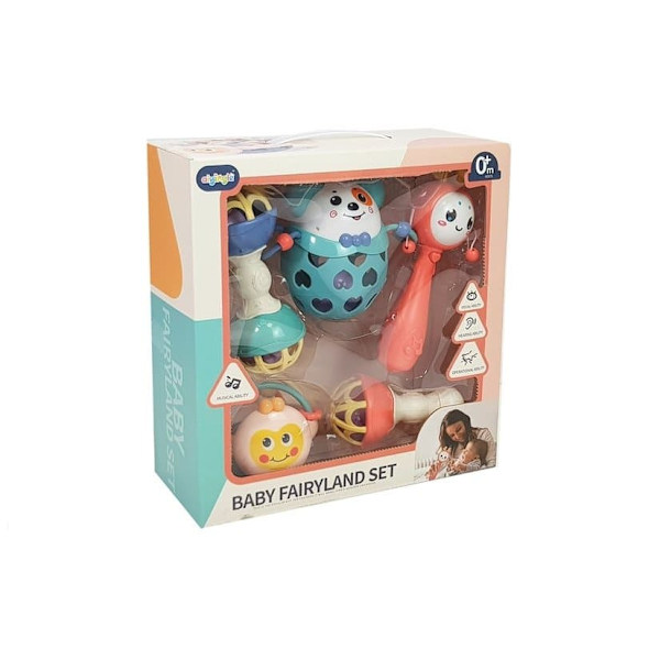 Set of Rattle Soft Teethers 5 pcs