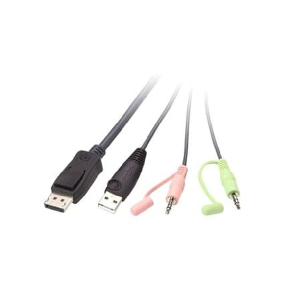 ATEN 2-Port USB DisPlayPort Cable KVM Switch