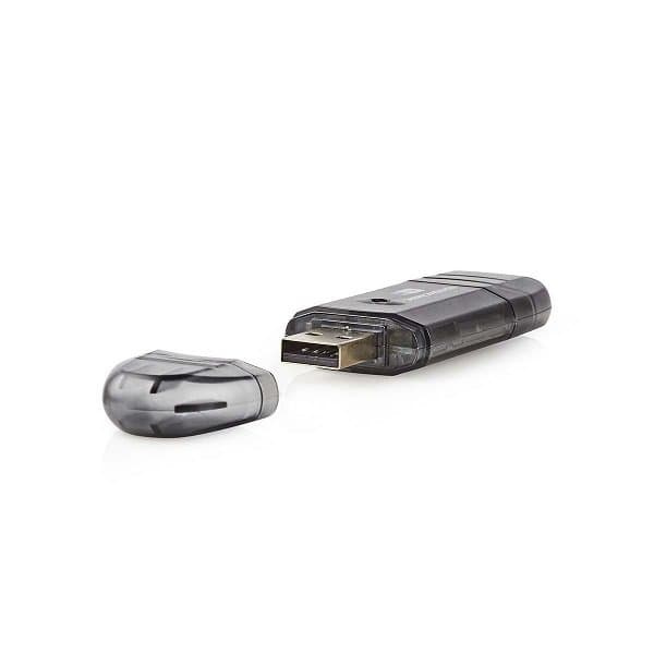NEDIS čtečka paměťových karet/ MMC / SD / SDHC / USB 2.0/ černá
