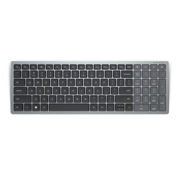 Dell Compact Multi-Device Wireless Keyboard - KB740 - US International (QWERTY) Grå, Sort
