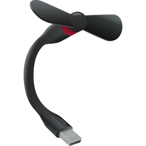 Speedlink USB fan Mini Aero, black/red (SL-600500-BKRD)