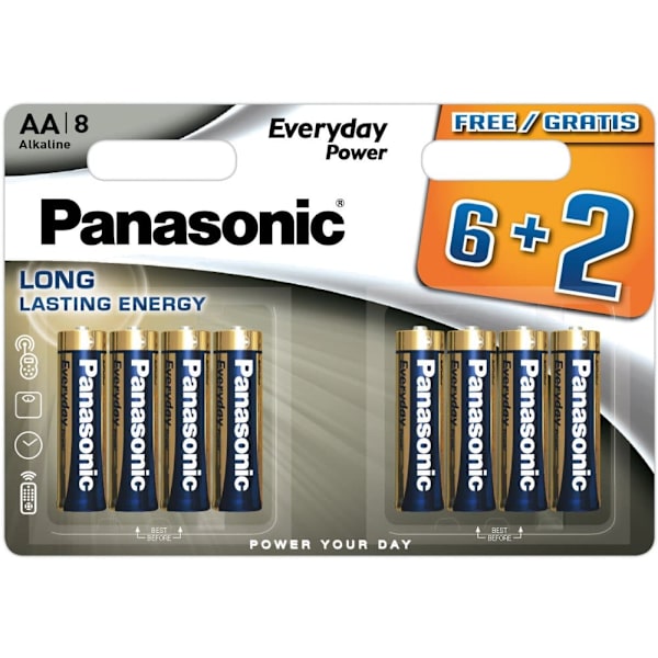 Panasonic Everyday Power battery LR6EPS/8B (6+2)