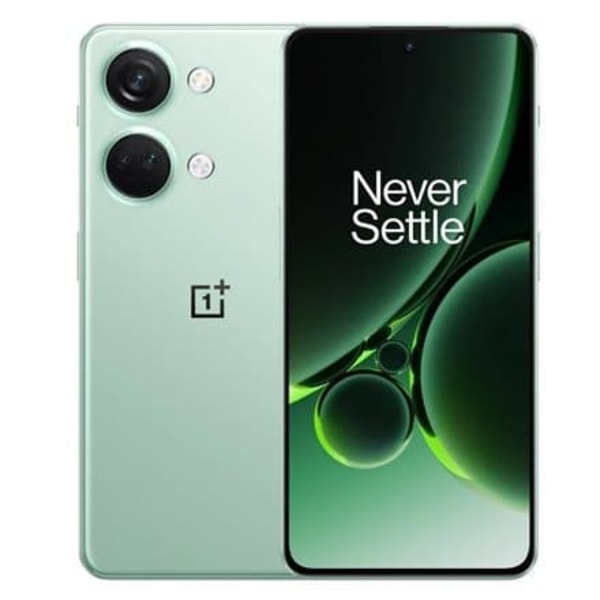 OnePlus | Nord | 3 | Misty Green | 6.74 " | Fluid AMOLED | 1240 x 2772 | Mediatek MT6983 | Dimensity 9000 (4 nm) | Internal RAM 8 GB | 128 GB | Dual S Vihreä
