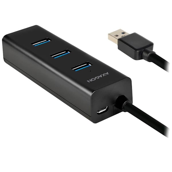 AXAGON HUE-S2B 4x USB3.0 Charging Hub, MicroUSB Charging Connector