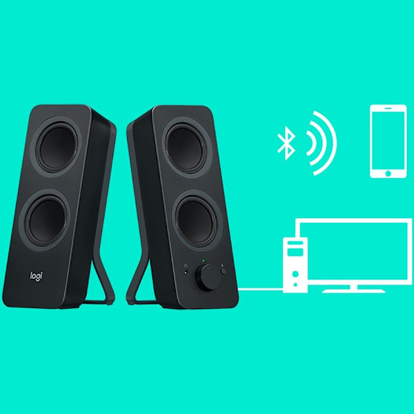 Logitech Z207 Bluetooth 2.0 Black Stereo Speakers