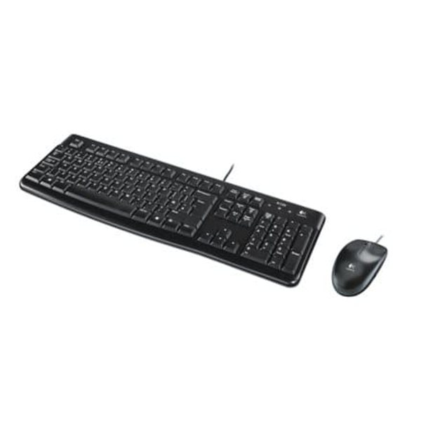 Klaviatūra + Pele Logitech Desktop MK120 USB