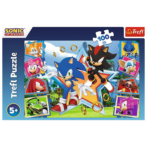 TREFL SONIC Puzzle, 100 pcs