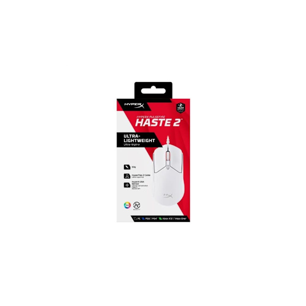 Gaming Mouse HyperX Pulsefire Haste 2, White