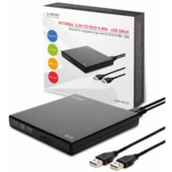 SAVIO EXTERNAL SLIM DVD RECORDER AK-43 Sort