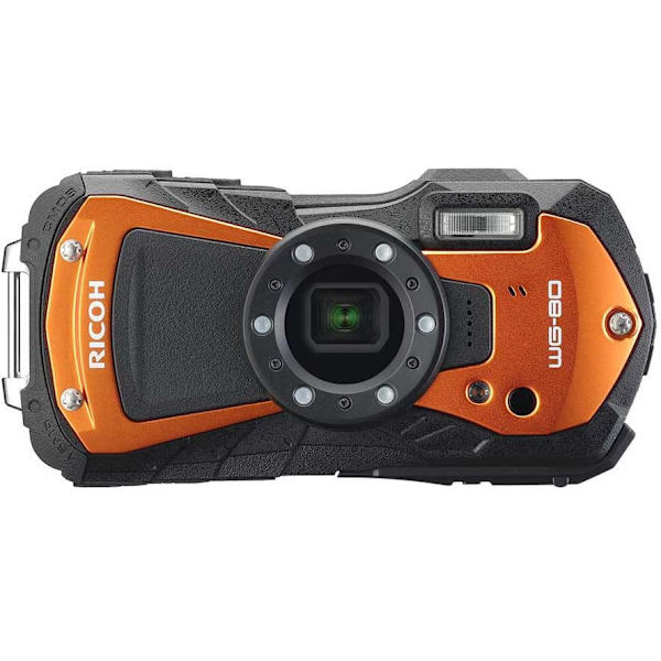 Ricoh WG-80, orange musta, Oranssi