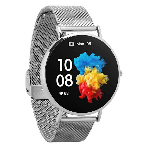 Garett Smartwatch Verona Silver Steel AMOLED / Bluetooth / IP67 / GPS / SMS