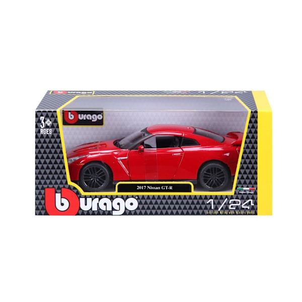 BBURAGO 1:24 car model Nissan GT-R, 18-21082 RD