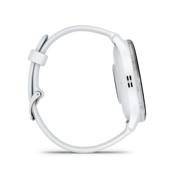Garmin Venu 3 3.56 cm (1.4") AMOLED 45 mm Digital 454 x 454 pixels Touchscreen Silver, White Wi-Fi GPS (satellite)