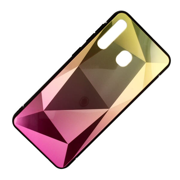 Mocco Stone Ombre Back Case Silicone Case With gradient Color For Apple iPhone X / XS Yellow - Pink