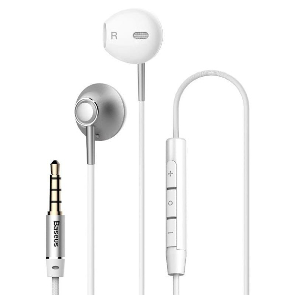 Baseus Earphone Encok H06 lateral in-ear Wired Silver (NGH06-0S)